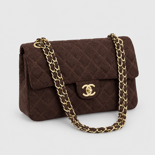 Retro Quilted Chain Crossbody Bag