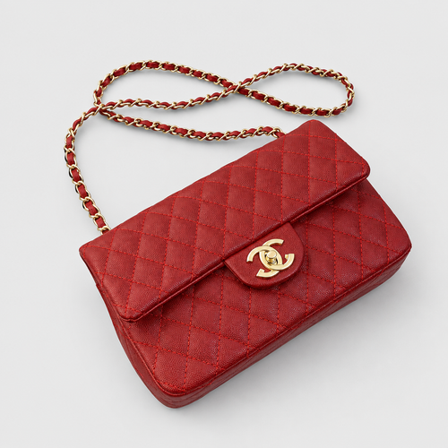 Retro Quilted Chain Crossbody Bag